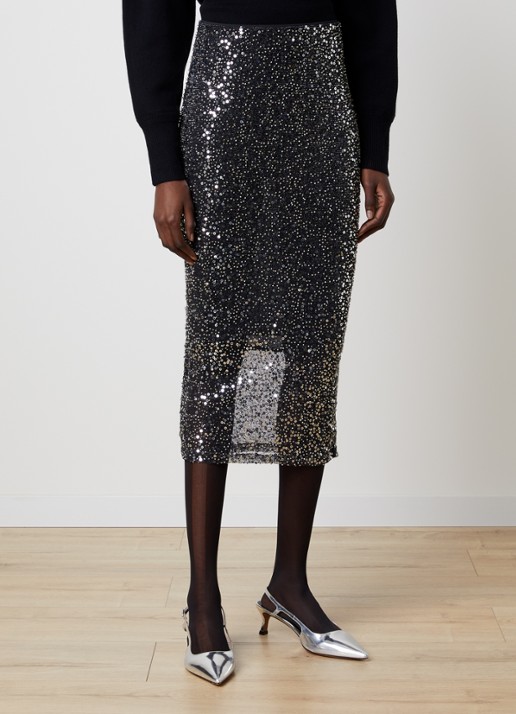 Isabel Marant Nejany midi rok met pailletten