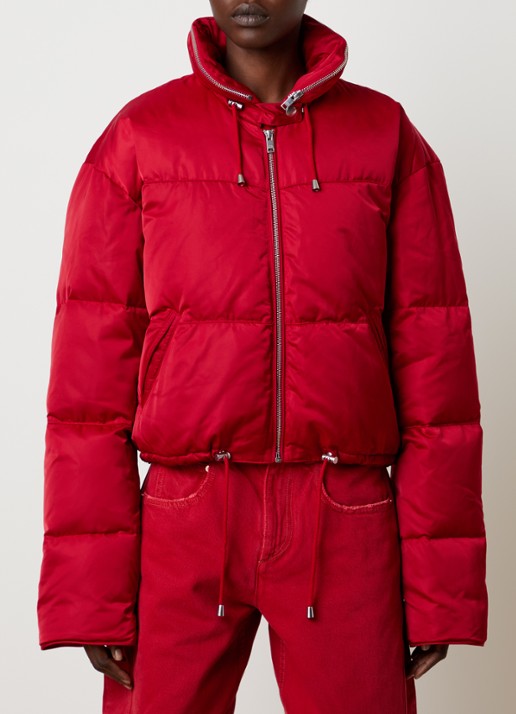 Isabel Marant Rilja puffer jack met donsvulling en opbergbare capuchon