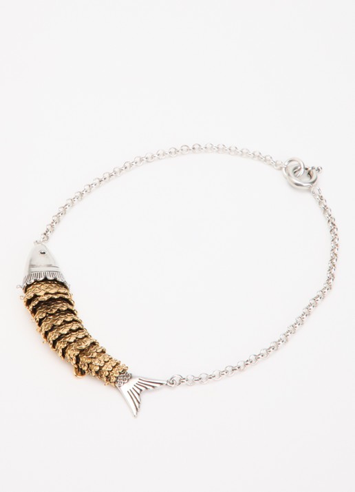 Isabel Marant River choker verguld - detail multicolor
