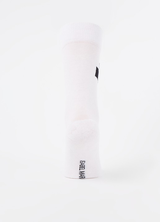 Isabel Marant Siloki sok met logo - voorkant 2 wit