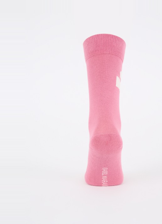 Isabel Marant Siloki sok met logo - voorkant 3 roze