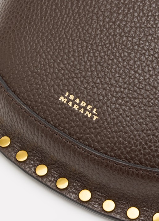 Isabel Marant Skano heuptas van kalfsleer met studs - detail 3 bruin