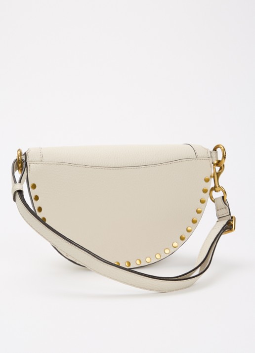 Isabel Marant Skano heuptas van leer met studs - achterkant 5 beige