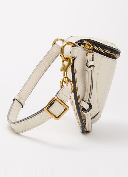 Isabel Marant Skano heuptas van leer met studs - detail 2 beige