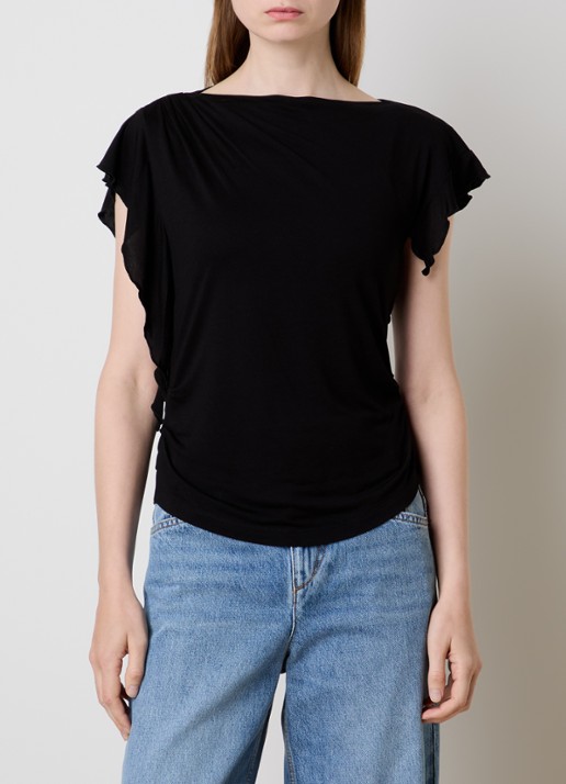 Isabel Marant Top met stretch - detail 4 zwart