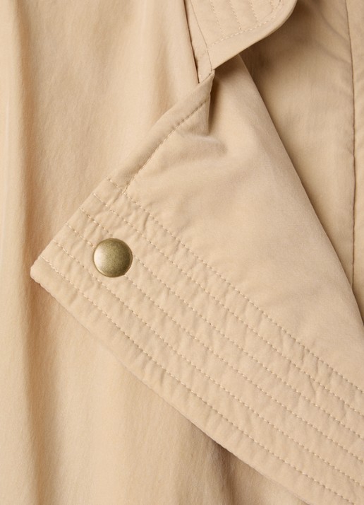 Isabel Marant Tricia jack met steekzakken - detail 3 zand
