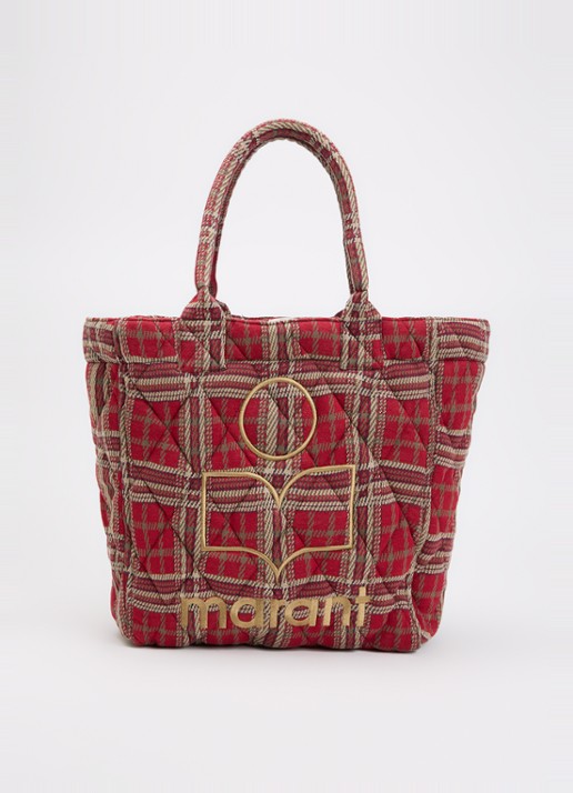 Isabel Marant Wigan shopper met logoborduring en quilt patroon