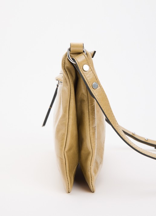 Isabel Marant Winna Duo schoudertas van leer - detail 3 beige