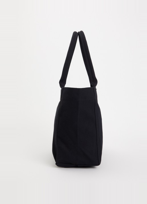 Isabel Marant Yenky shopper van canvas met logoborduring - detail 3 zwart
