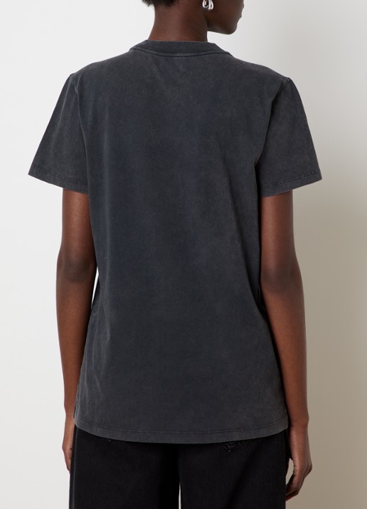 Isabel Marant Zoeline T-shirt met logoprint - achterkant zwart
