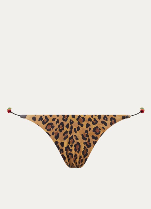 It's Now Cool Brazilian bikinislip met lurex - voorkant 4 bruin