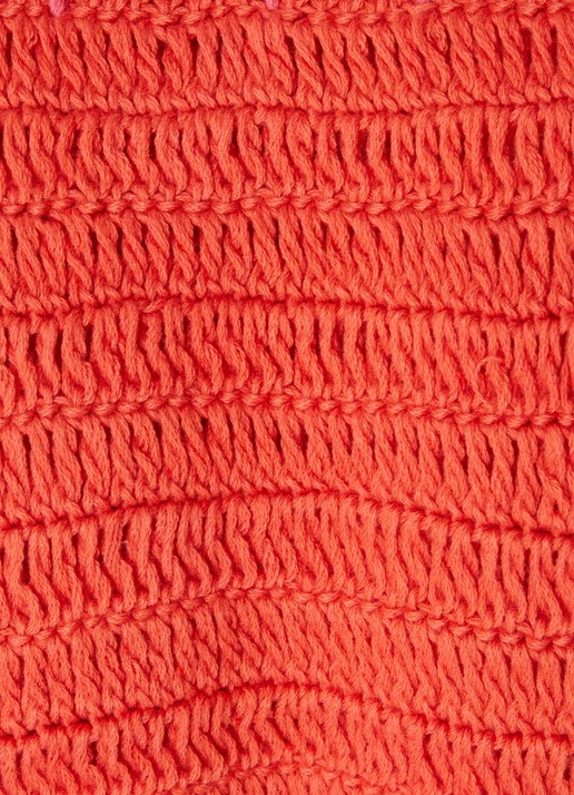It's Now Cool Tanga bikinislip van crochet - detail 2 koraalroze