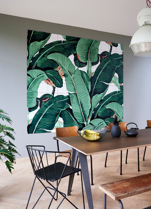 IXXI Banana Leaf wanddecoratie - voorkant groen