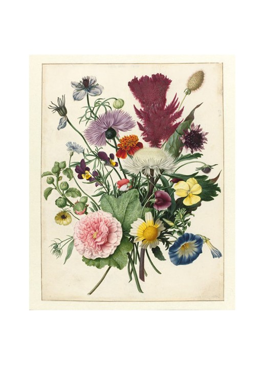 IXXI Bouquet of Flowers wanddecoratie - voorkant 3 multicolor