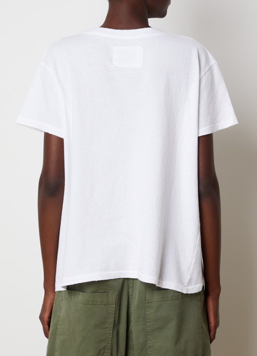 J.W. Anderson Brady T-shirt met print - achterkant 3 wit