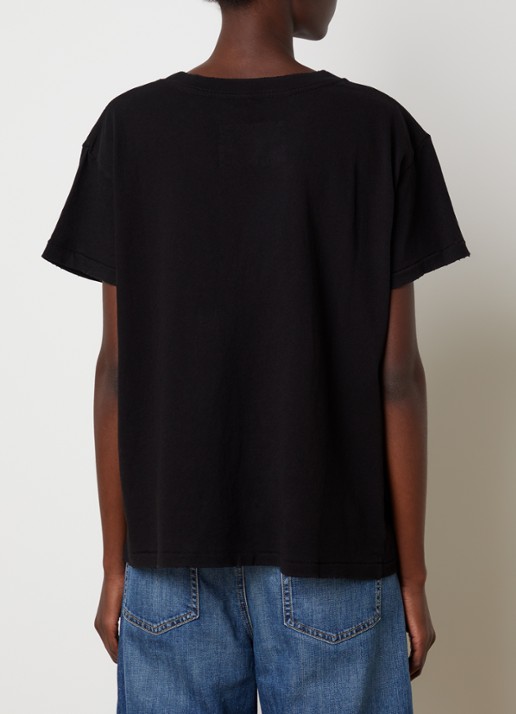 J.W. Anderson Brady T-shirt met ronde hals - achterkant 5 zwart