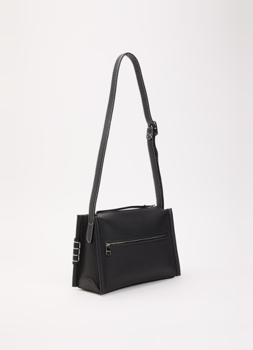 J.W. Anderson Crossbodytas van leer - achterkant zwart