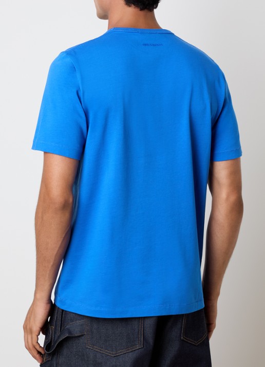 J.W. Anderson Gardener T-shirt met print - achterkant 5 kobaltblauw