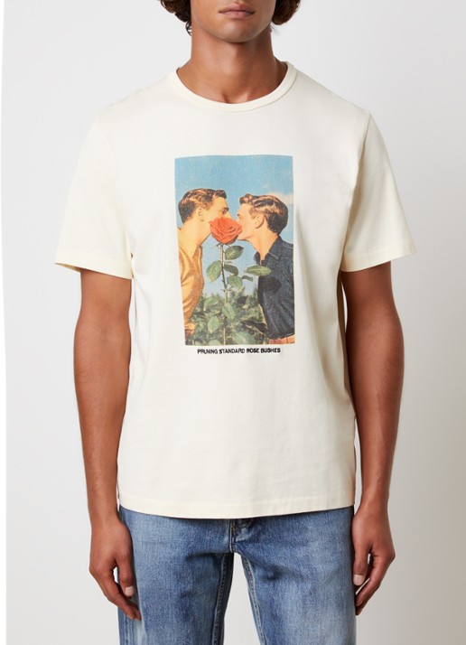 J.W. Anderson Kissing by the Rose Bush T-shirt met print