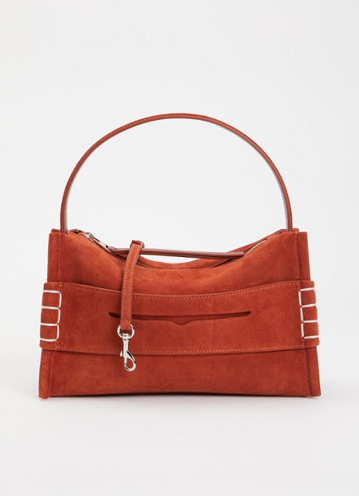 J.W. Anderson Loafer handtas van kalfsleer met afneembare schouderriem