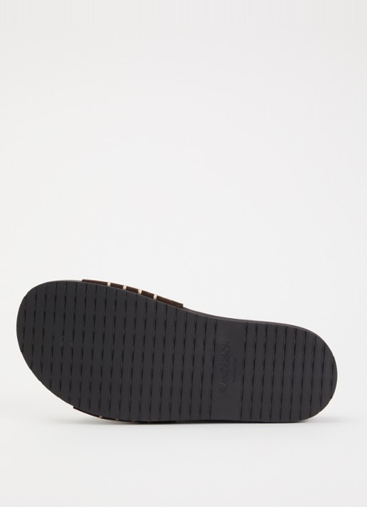 J.W. Anderson Slipper van suède - detail 4 bruin