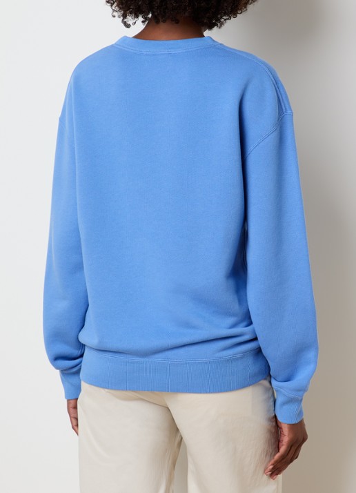 J.W. Anderson Sweater met logoborduring - achterkant 5 blauwgrijs