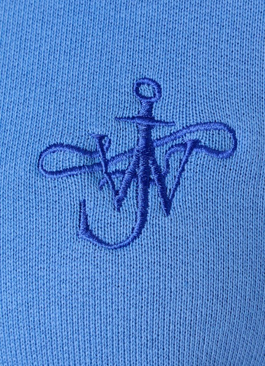 J.W. Anderson Sweater met logoborduring - detail 2 blauwgrijs