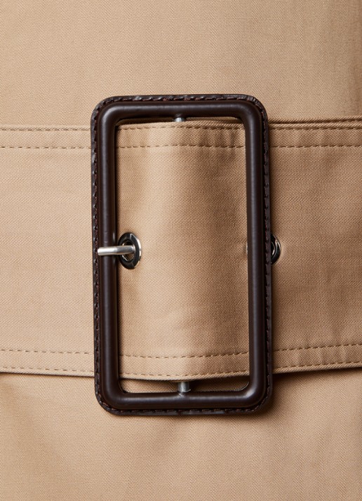 J.W. Anderson Trenhcoat met steekzakken en ceintuur - detail 3 beige