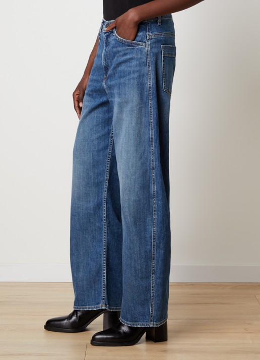 J.W. Anderson Tribeca high waist wide leg jeans met medium wassing - detail 2 jeans
