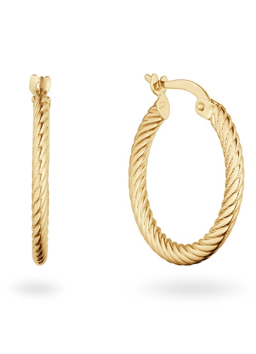 Jackie 14K Gold Big Five oorringen van 14 karaat geelgoud