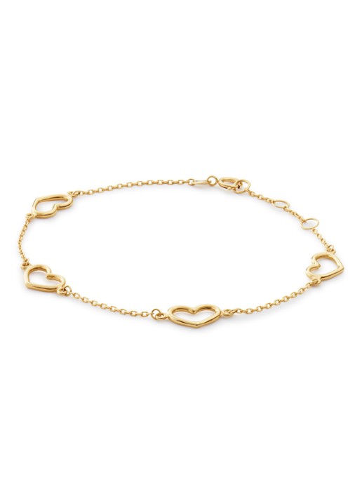 Jackie 14K Gold Cheetah armband van 14 karaat geelgoud