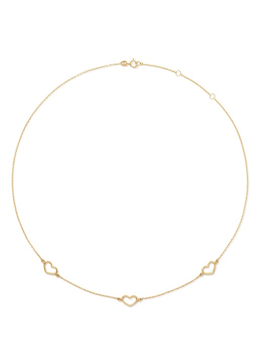 Jackie 14K Gold Cheetah ketting van 14 karaat geelgoud