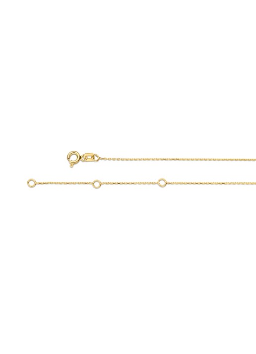 Jackie 14K Gold Ketting van 14 karaat geelgoud - detail 4 geelgoud