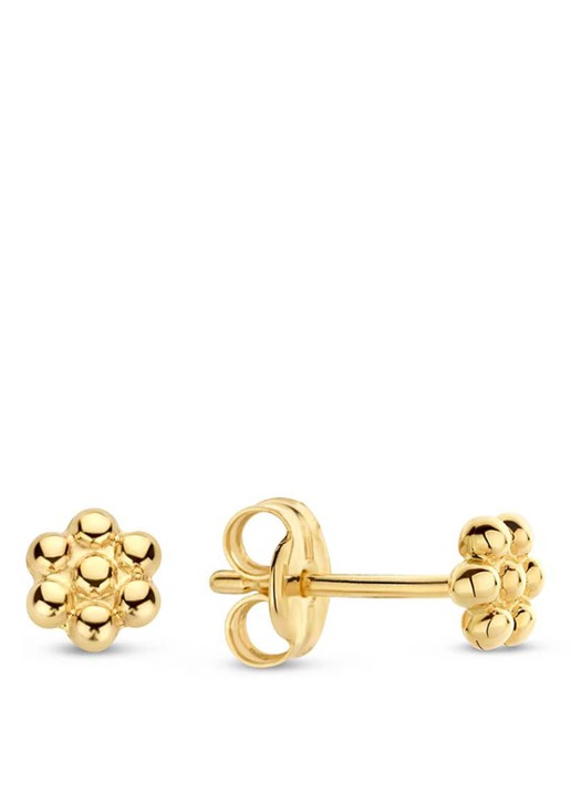 Jackie 14K Gold Margarita oorknopjes van 14 karaat geelgoud