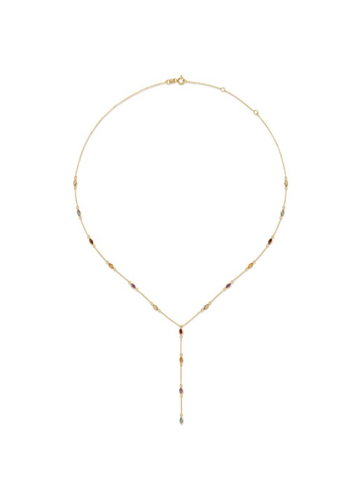 Jackie 14K Gold Savanna ketting van 14 karaat geelgoud