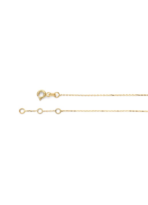 Jackie 14K Gold Triple Bar armband van 14 karaat geelgoud - detail geelgoud