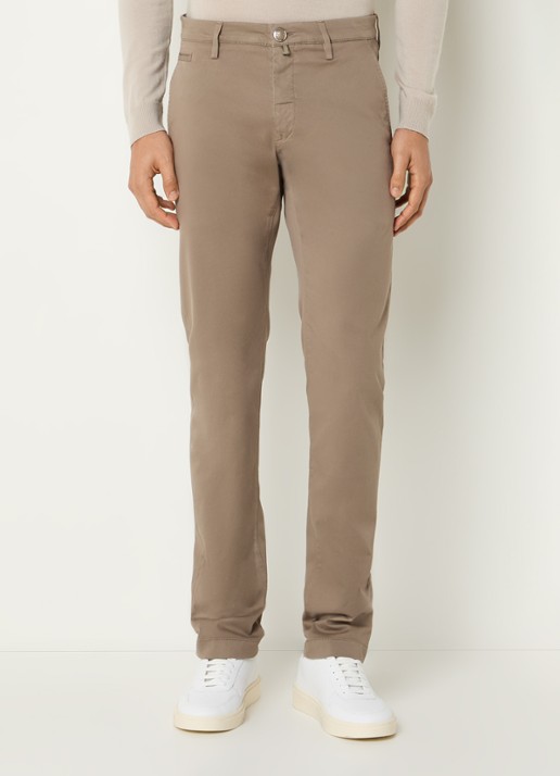 Jacob Cohën Bobby slim fit chino met steekzakken
