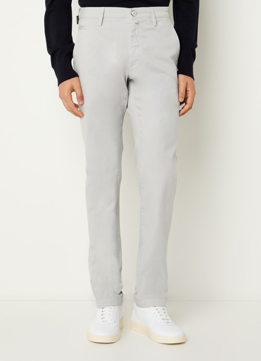 Jacob Cohën Bobby slim fit chino met steekzakken