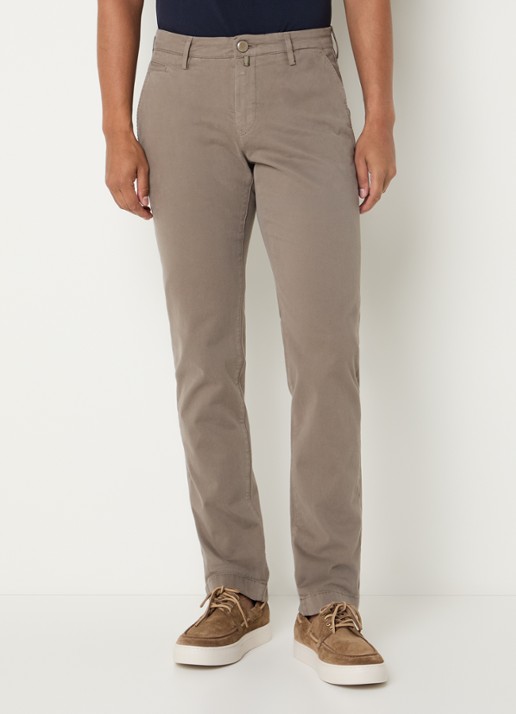 Jacob Cohën Bobby slim fit chino met steekzakken