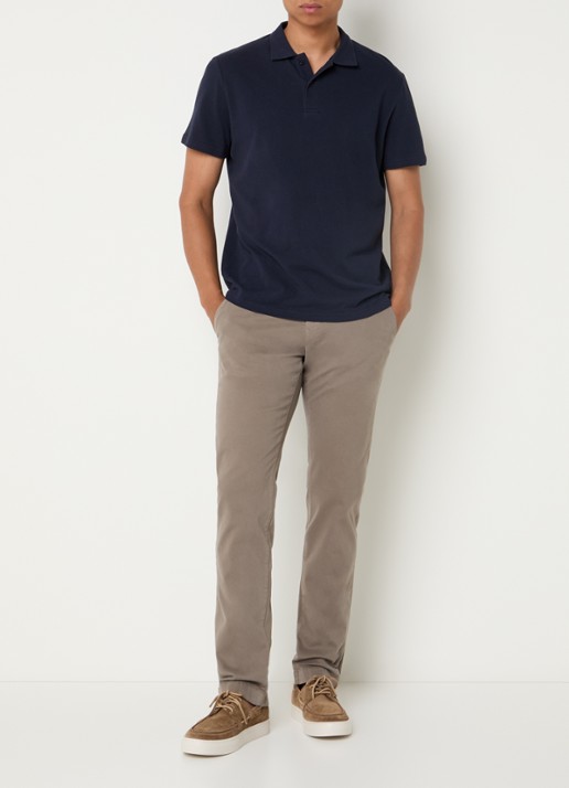 Jacob Cohën Bobby slim fit chino met steekzakken - voorkant 5 grijs
