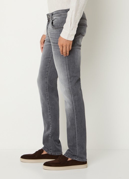 Jacob Cohën Nick 600D slim fit jeans met gekleurde wassing - detail 4 grijs