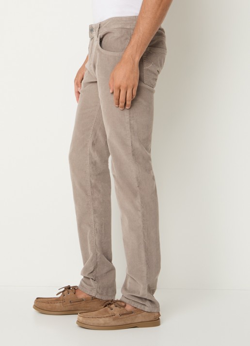 Jacob Cohën Nick slim fit broek van corduroy - detail 2 grijs