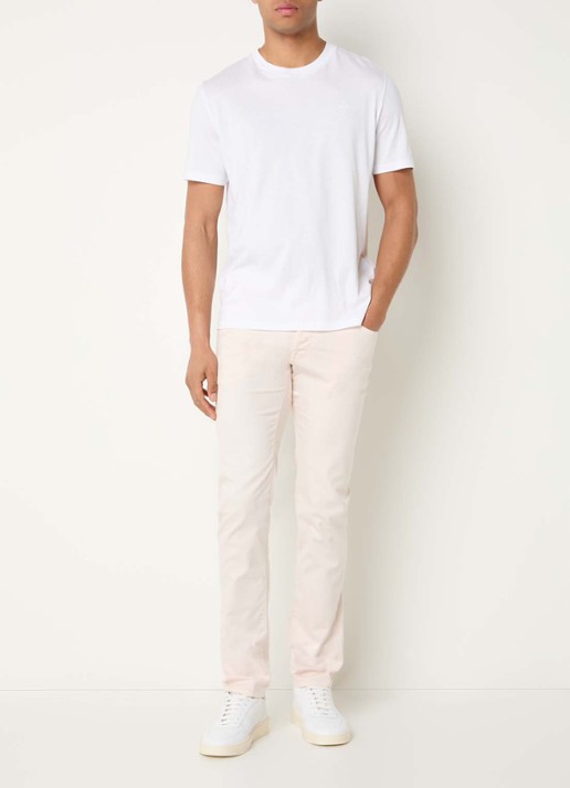 Jacob Cohën Nick slim fit jeans met gekleurde wassing - voorkant 5 creme