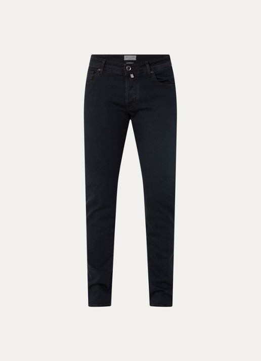 Jacob Cohën Nick slim fit jeans met gekleurde wassing - voorkant indigo