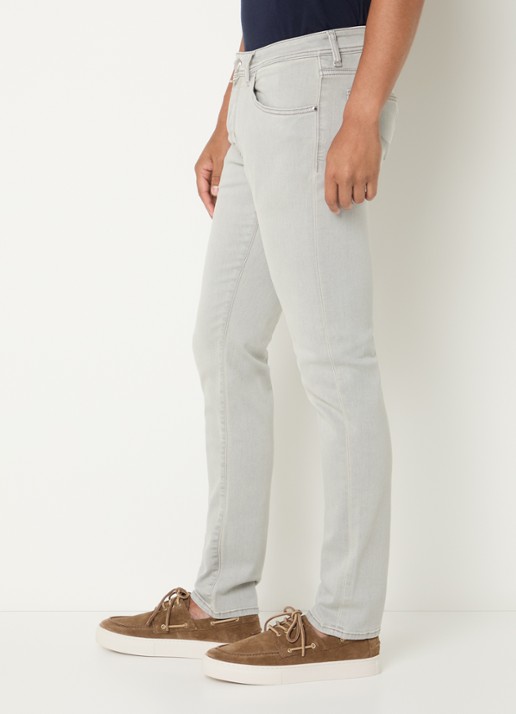 Jacob Cohën Nick slim fit jeans met gekleurde wassing - detail 5 lichtgrijs