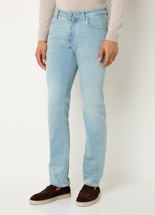 Jacob Cohën Nick slim fit jeans met lichte wassing