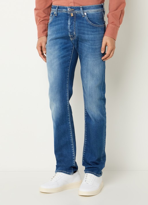 Jacob Cohën Nick slim fit jeans met medium wassing
