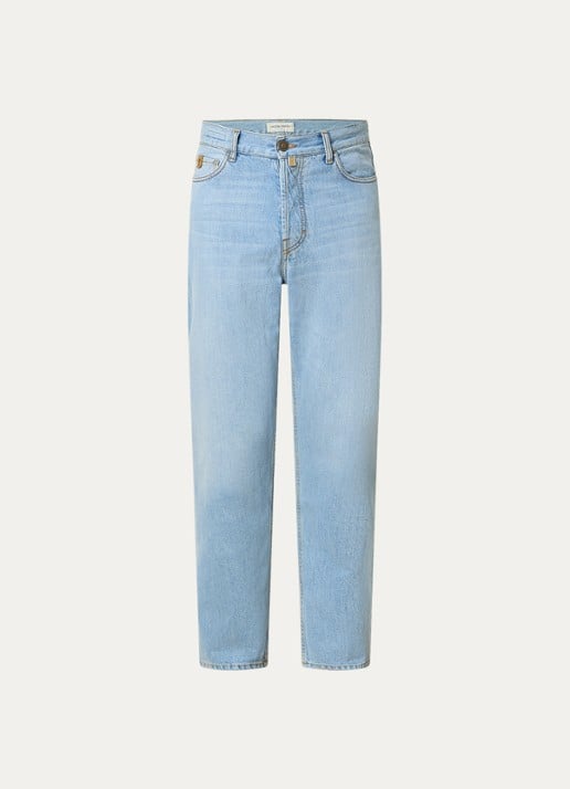 Jacob Cohën Sean straight leg jeans met lichte wassing - voorkant 2 indigo
