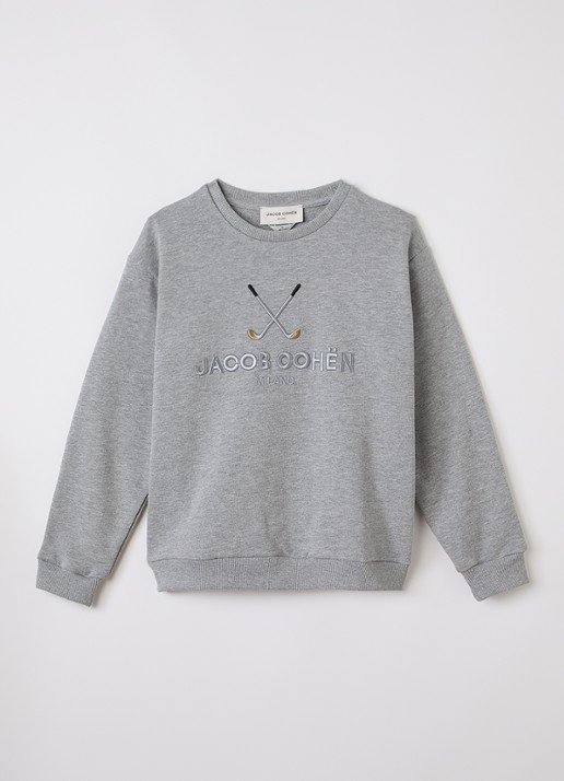 Jacob Cohën Sweater met logoborduring