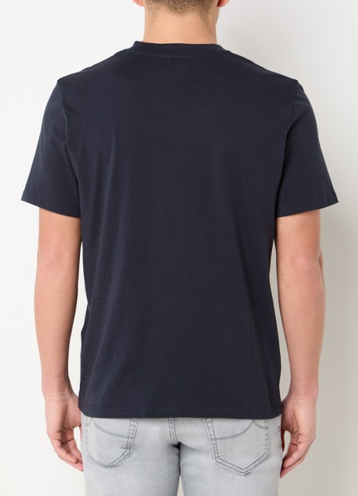 Jacob Cohën T-shirt met logo - achterkant donkerblauw